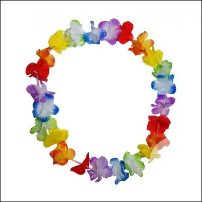 Qui a fait le collier en fleurs ?