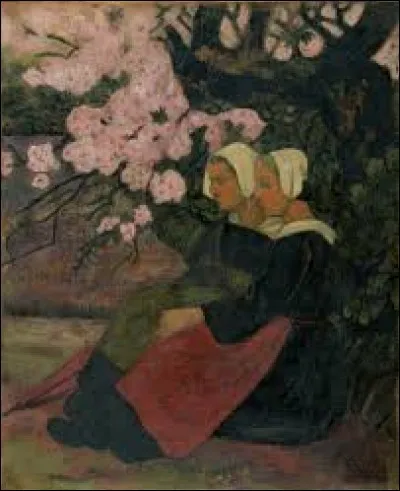 "Deux bretonnes sous un pommier en fleur" est une peinture de :