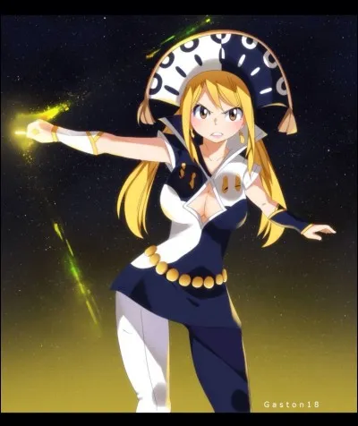 Comment s'appelle cette armure stellaire de Lucy ?
