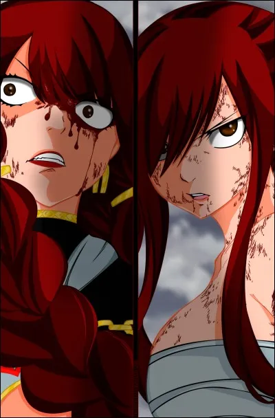 Quel sort Eileen utilise-t-elle pour anéantir Erza ?