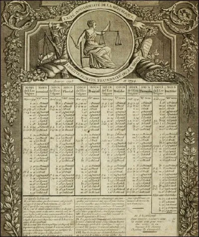 Quel mois est un mois d'automne du calendrier républicain ?