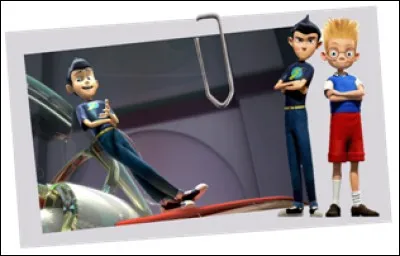 Comment s'appelle l'enfant de 13 ans venu du futur pour protéger Lewis dans "Bienvenue chez les Robinson" ?