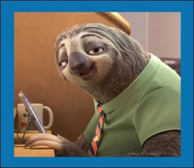 Comment s'appelle ce paresseux qui aidera, un long moment, l'officier de police Judy Hopps et son compagnon Nick Wilde, à l'administration de Zootopie ?