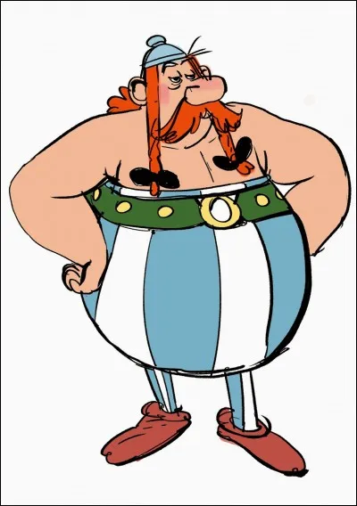 Dasn "Astérix et Obélix", Astérix est tombé dans la potion magique étant petit.