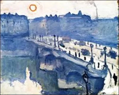 Huile sur toile conservée au musée des beaux-arts de Nancy, ''La Seine au Pont-Neuf, effet de brouillard'' est un tableau réalisé en 1907. Quel peintre post-impressionniste en est l'auteur ?