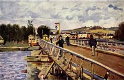 Durant la guerre de 1870, le pont routier d'Argenteuil fut détruit. Remplacé par cette passerelle provisoire en bois, un nouveau pont en pierre et acier le remplaça en 1874. Peint en 1872, quel peintre impressionniste l'immortalisera dans sa toile intitulée ''Passerelle d'Argenteuil'', aujourd'hui conservée au musée d'Orsay ?
