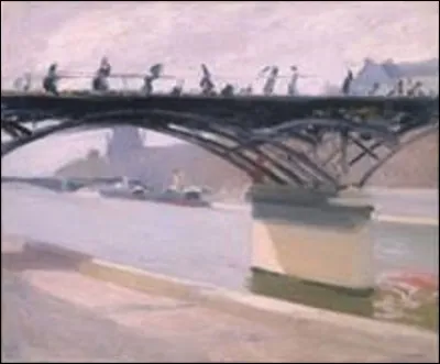Quel est le nom de ce peintre et graveur américain qui a réalisé en 1907 ce tableau intitulé ''Le Pont des Arts'' ?