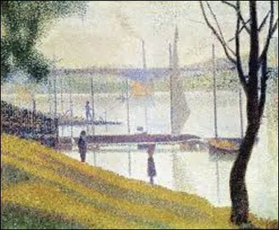 Toile réalisée entre 1886 et 1887, ''Le Pont de Courbevoie'' est une huile sur toile d'un peintre pointilliste. De qui s'agit-il ?