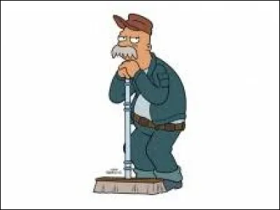 Comment s'appelle le concierge de l'immeuble de la soci&eacute;t&eacute; "Planet Express" ?