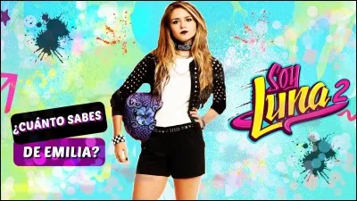 À l'open chez Luna, qu'a montré Émilia sur le grand écran ?