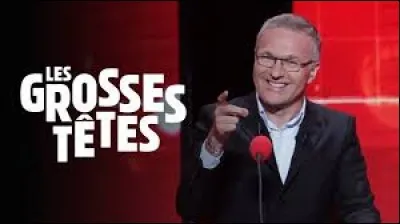 Laurent Ruquier anime l'émission "Les Grosses Têtes" sur NRJ.