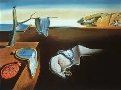 Ce tableau de Salvador Dali s'appelle "Persistance de la mémoire".