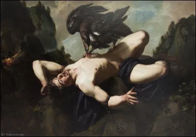 Quelle divinité de la mythologie grecque a été condamnée par Zeus à ce que son foie soit dévoré par l'Aigle du Caucase chaque jour et renaissant la nuit ?