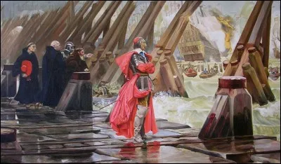 En 1628, Richelieu fait le si&egrave;ge de La Rochelle.