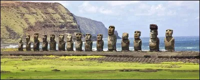 Ces géants de pierre de l'île de Pâques sont appelés...
