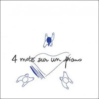 Qui est l'auteur-compositeur de la chanson '4 mots sur un piano' interprétée en trio avec Patrick Fiori et Christine Ricol ?