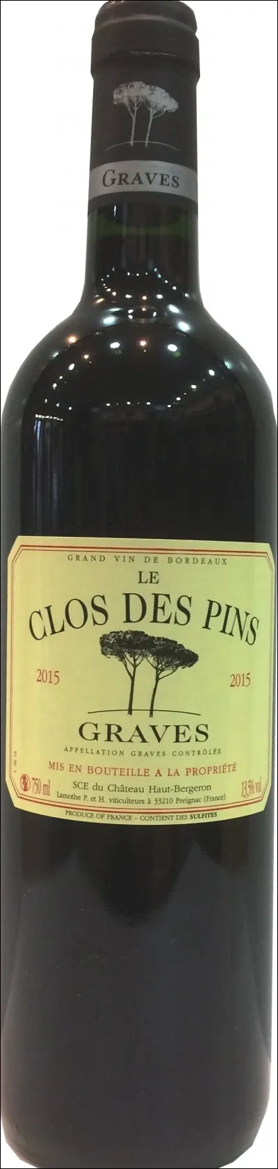 Le Graves est un vin de :