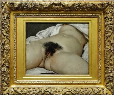 Qui est l'auteur de ce très célèbre tableau intitulé 'L'Origine du Monde' ?