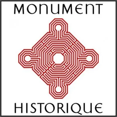 Que représente le logo des monuments historiques ?