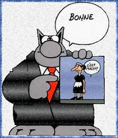 Et enfin par cette illustration, Le Chat vous dit :