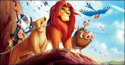 De ces deux personnages du "Roi Lion", lequel se nomme Rafiki ?