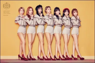 Avec quelle chanson le groupe « AOA » a-t-il débuté ?