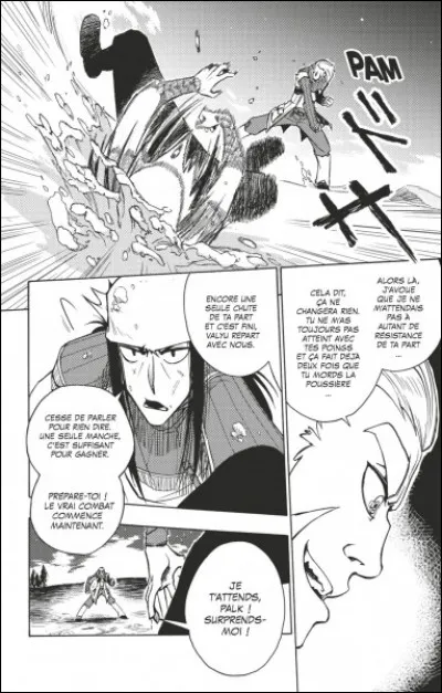 Palk et Arian s'apprêtent à se battre quand Monero décide de régler leur différend à un jeu :