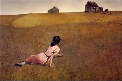 Quel artiste américain a peint "Le monde de Christina" ?