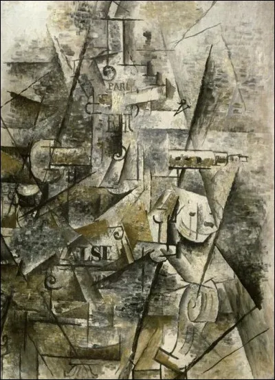 Qui a peint "Clarinette et bouteille de rhum sur une cheminée" ?