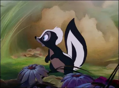 Quel animal est 'Fleur' dans Bambi ?