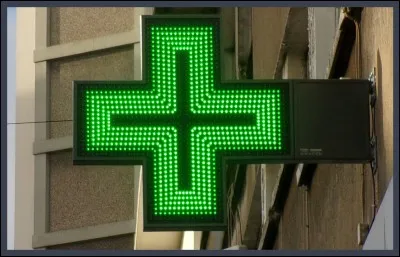 De quelle couleur étaient les croix de pharmacie avant de devenir vertes ? Elles étaient ...
