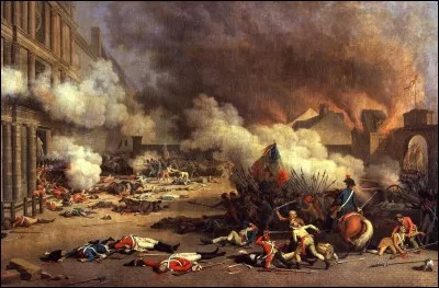 Le 10 août 1792, les Parisiens et fédérés marseillais et bretons prennent les Tuileries. Le roi est démis de ses fonctions. En septembre, la 1re République est proclamée.