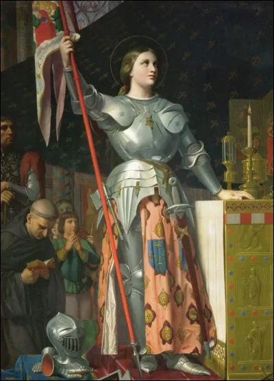 En mai 1431, Jeanne d'Arc est brûlée vive à Rouen.