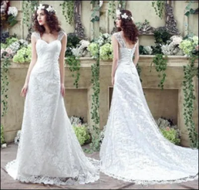 [...] mariée porte une robe magnifique ! Elle [...] porte bien !