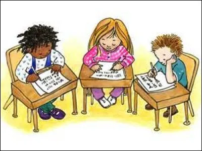 Les enfants, ce n'est [...] faisant vos devoirs que vous progresserez.