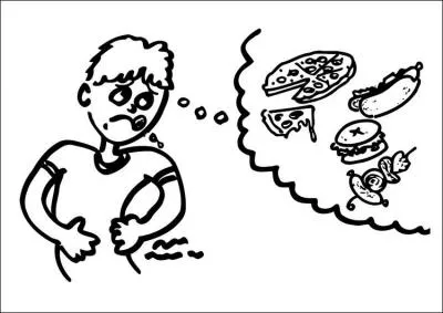 La faim est audible.