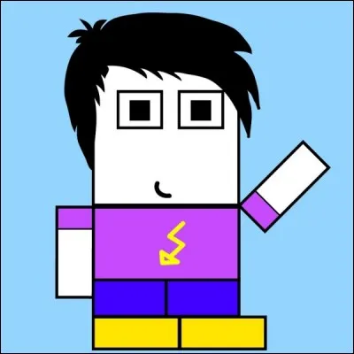 Ce Suisse à la drôle de voix nous critique un jeu sur fond d'une série de dessins :