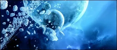 Il n'y a pas de glace dans l'espace.