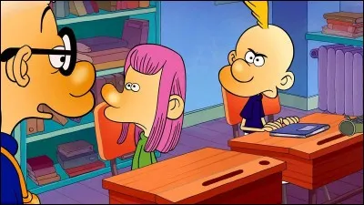 La prof est habillée d'...