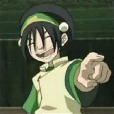 La seule personne pour qui Toph Beifong montre des signes d'admiration est :
