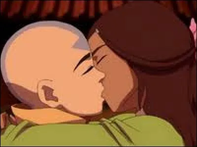 Où Katara et Aang échangent-ils leur premier baiser ?