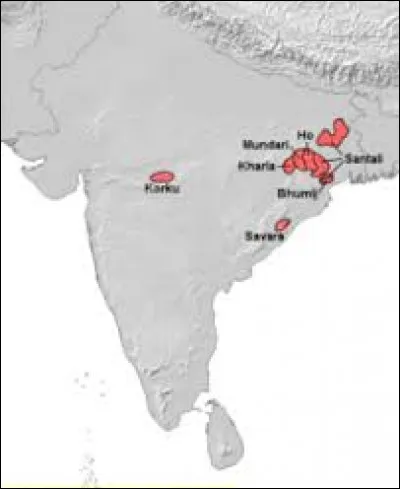 Les langues munda (voir question 22)