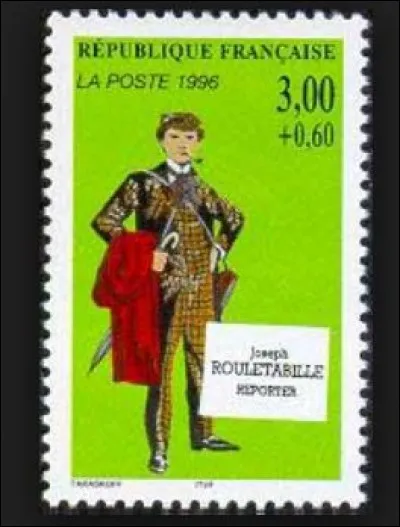 Rouletabille, comme beaucoup d'autres héros français de romans policiers, a fait l'objet d'une émission de timbres-poste à son effigie, en date du 7 octobre 1996 au profit de la Croix-Rouge française.
