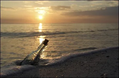 Quel message glisses-tu dans la bouteille que tu jettes à la mer ?
