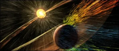 Le vent solaire est agréable.