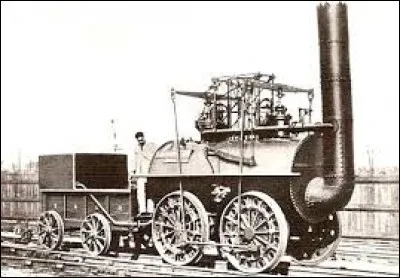 La première locomotive à vapeur fut construite en/aux en 1804