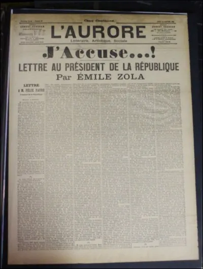 Qui a été le célèbre défenseur d'Alfred Dreyfus en 1898 ?