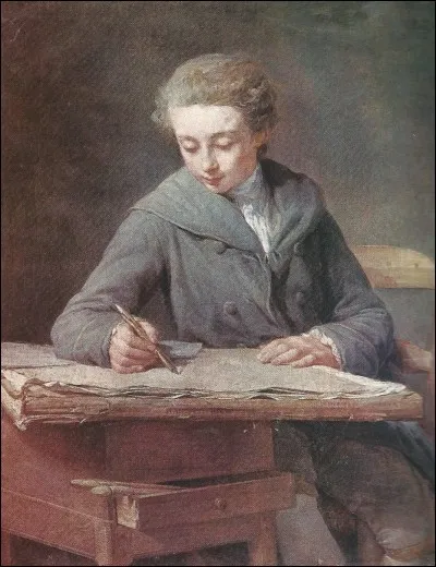 De quel peintre, prénommé Nicolas Bernard, est cette toile "Le Petit Dessinateur" ?