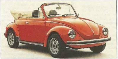 À partir de quelle année a été commercialisée la "Coccinelle" ?