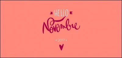 Comment traduit-on "novembre" ?